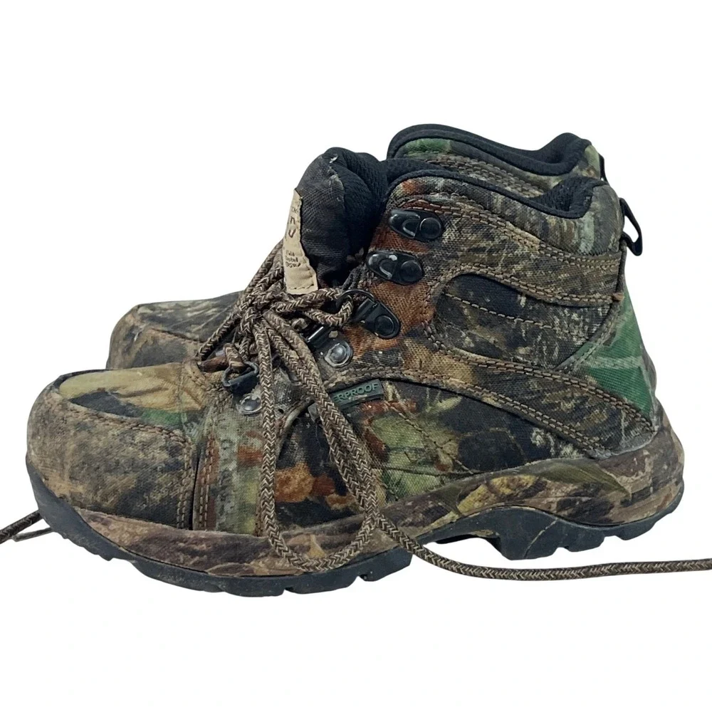 Red Head Kids‎ Brown Green Camo Waterproof Boots Little Boy 2 Outdoor Hunting